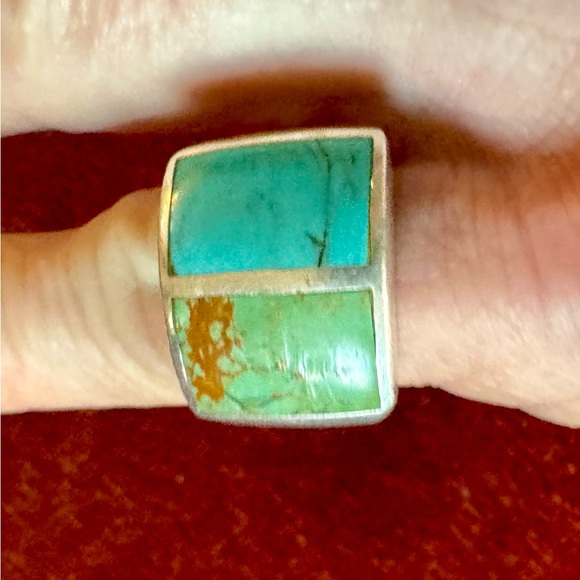 Turquoise ring, size 7. - Picture 3 of 7